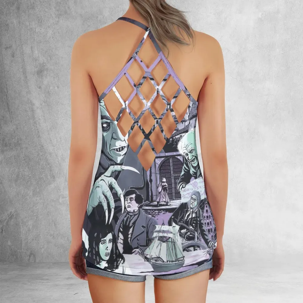 Nosferatu: A Symphony of Horror Criss Cross Tank Top - 3