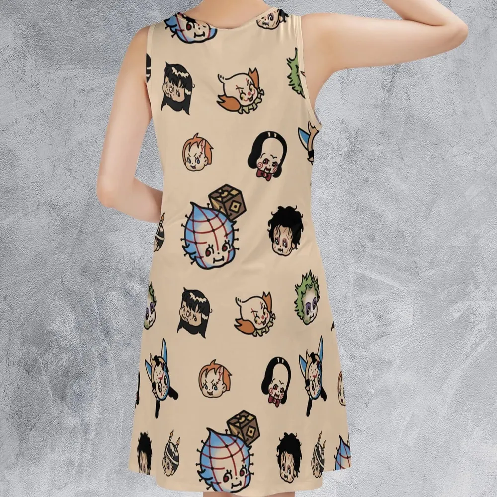 Horror Chic Sleeveless Dress - 3