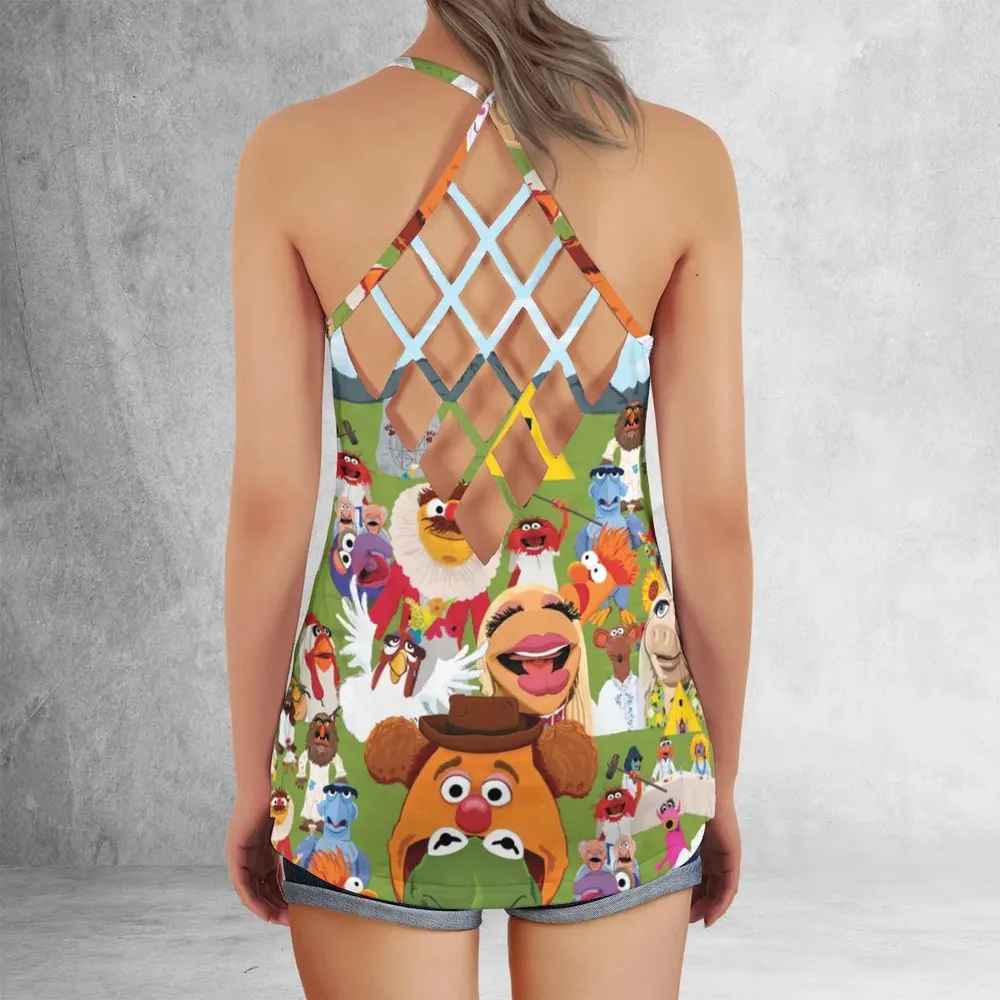 MupSommar Midsommar and The Muppet Show Criss Cross Tank Top - 3