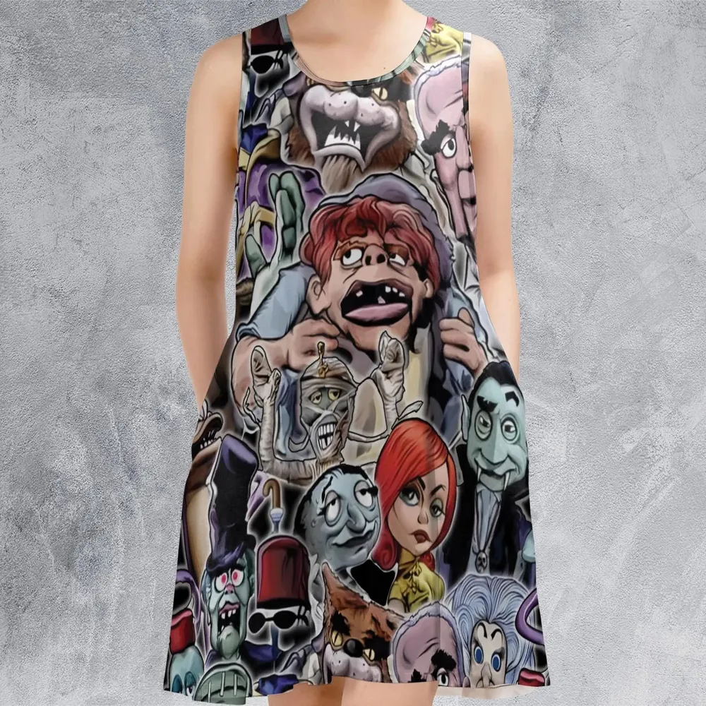 Party Like A Monster Mad Monster Party Sleeveless Dress - 2