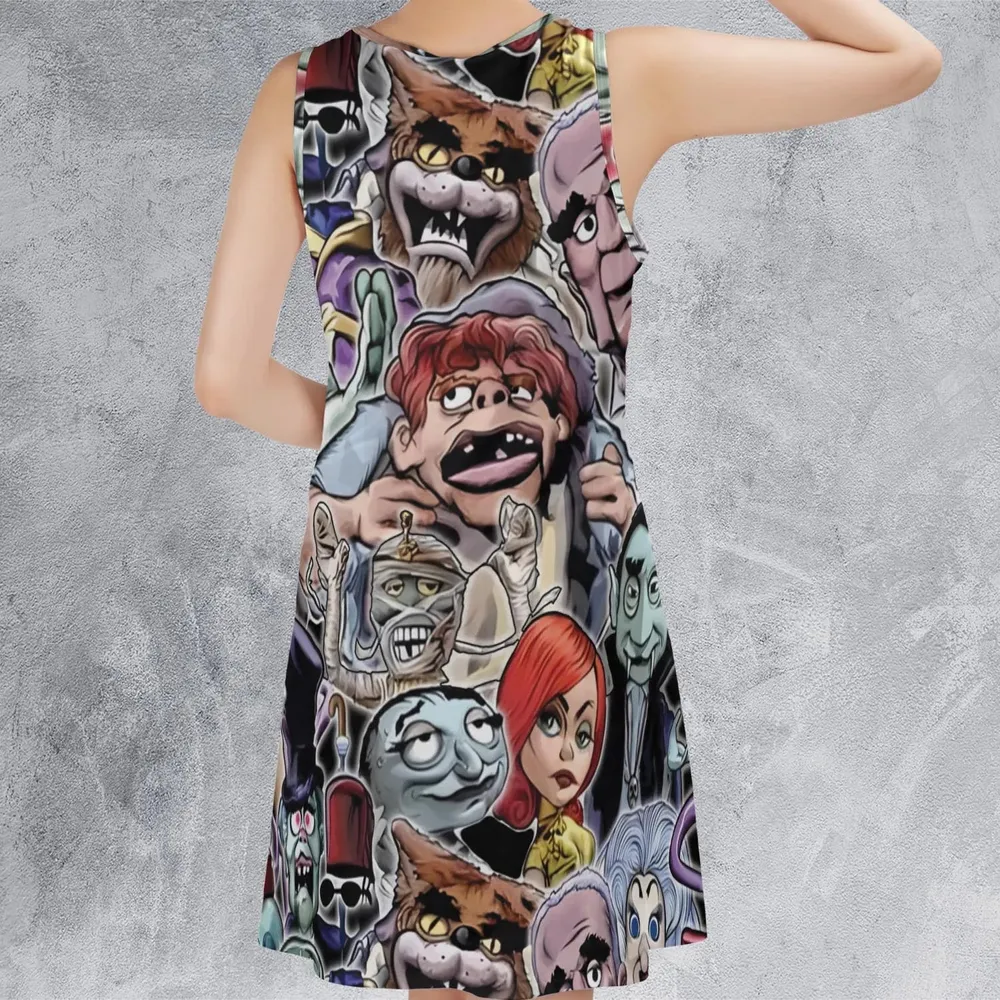 Party Like A Monster Mad Monster Party Sleeveless Dress - 3