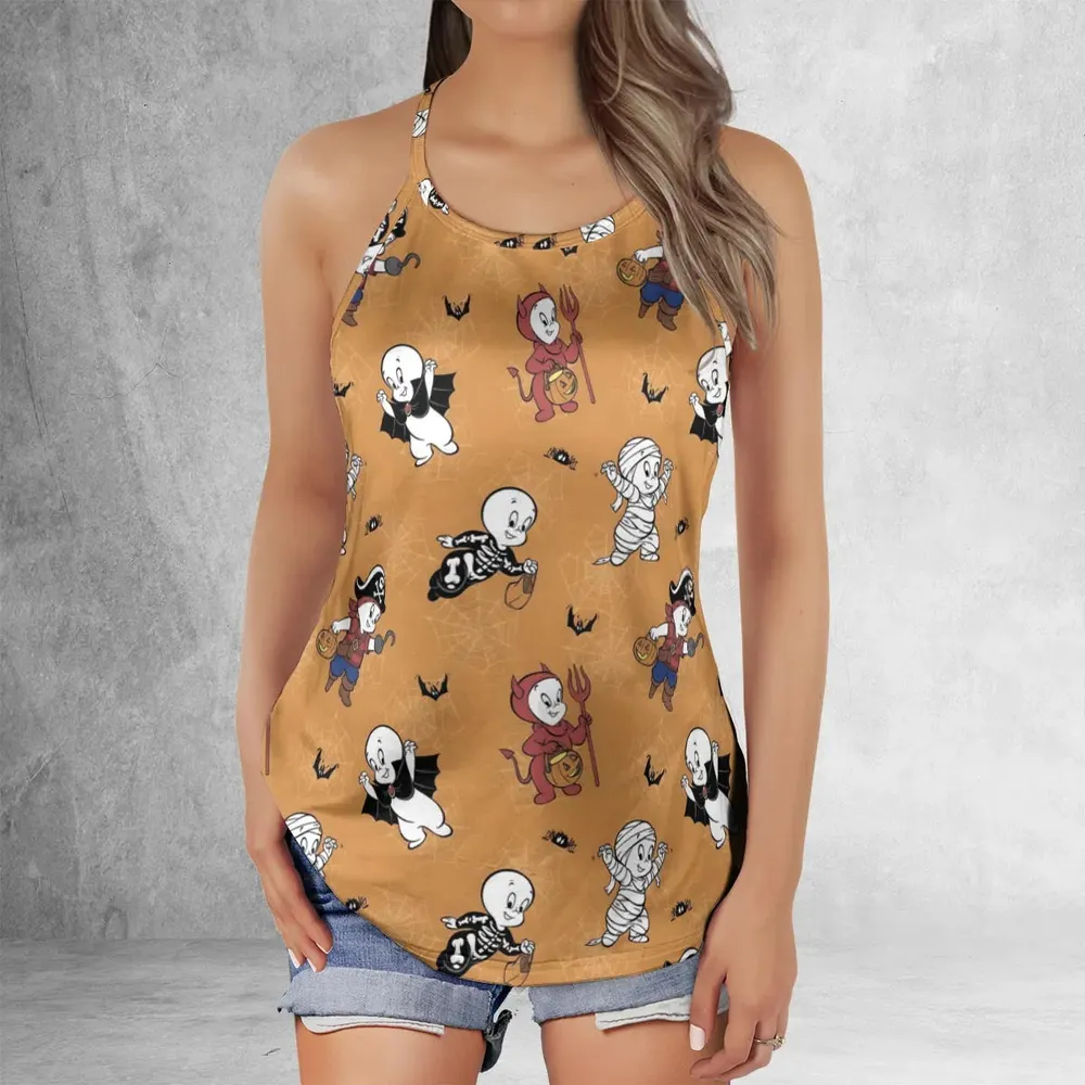 Casper Costume Fun Criss Cross Tank Top - 2