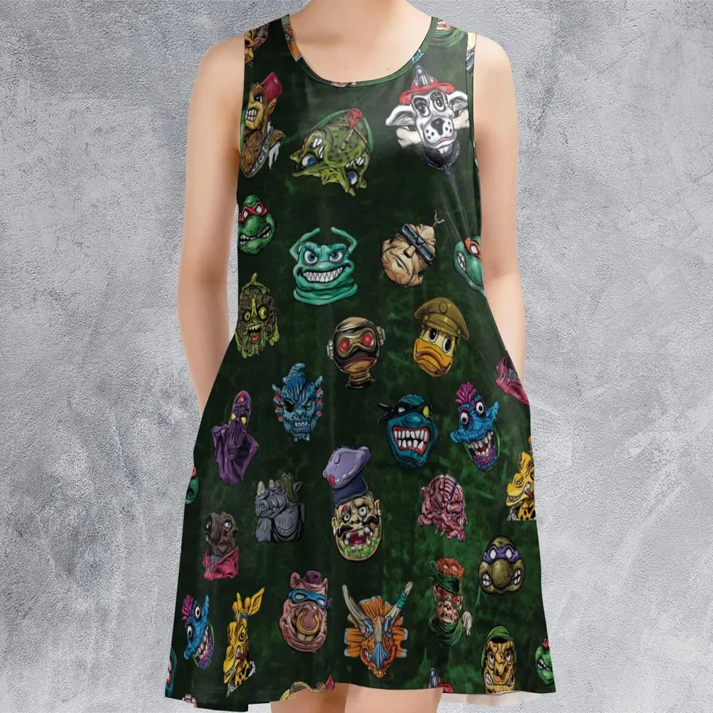 Good To Be Bad Guys Teenage Mutant Ninja Turtles Sleeveless Dress - 2