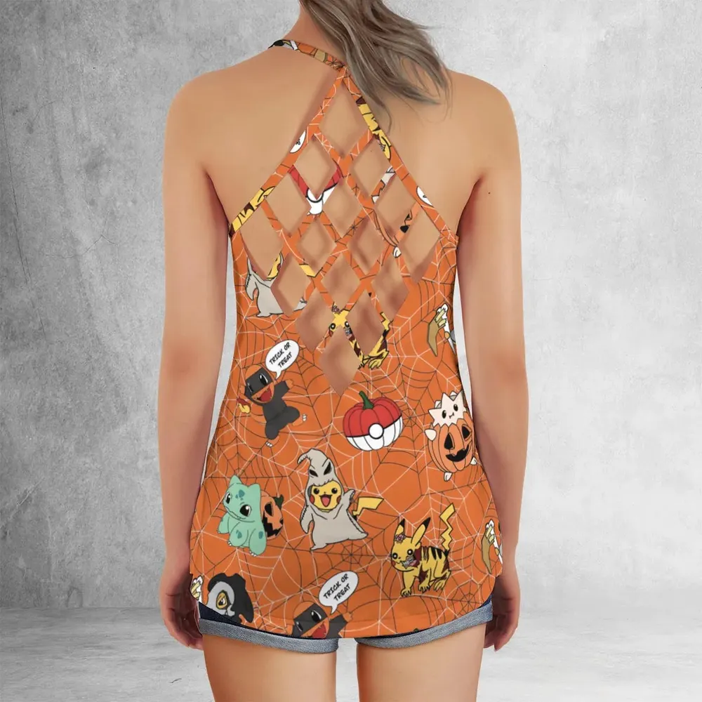 Pokeween Pokemon Criss Cross Tank Top - 3