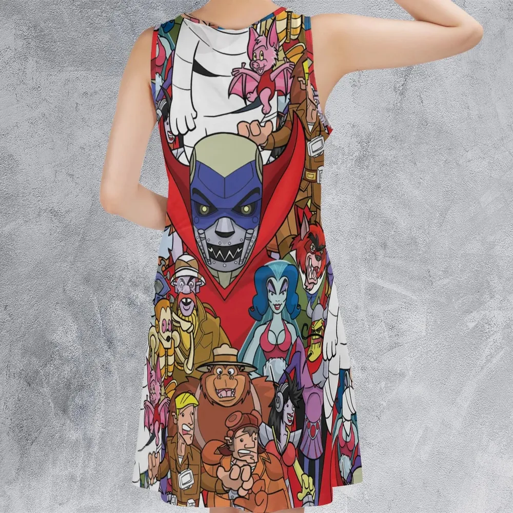 Ghostbusters Animated Series Characters Sleeveless Dress - 3
