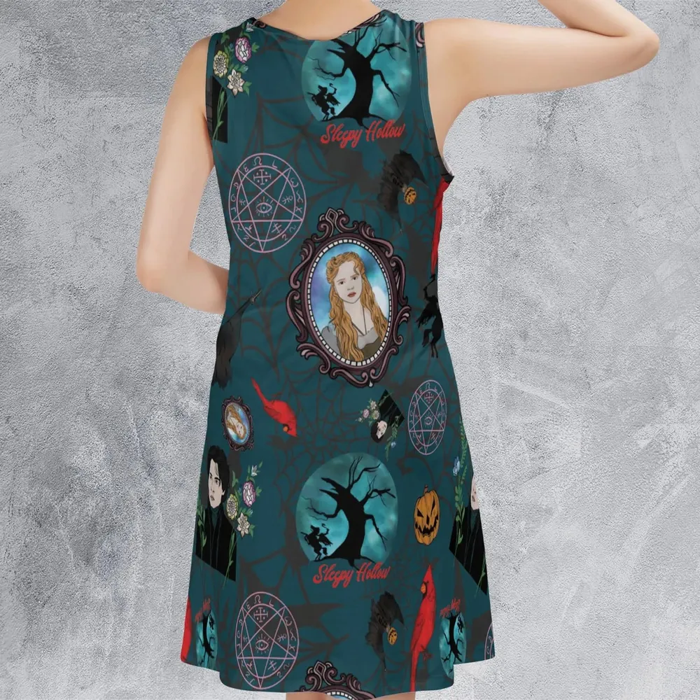 Ichabod Crane Sleepy Hollow Sleeveless Dress - 3