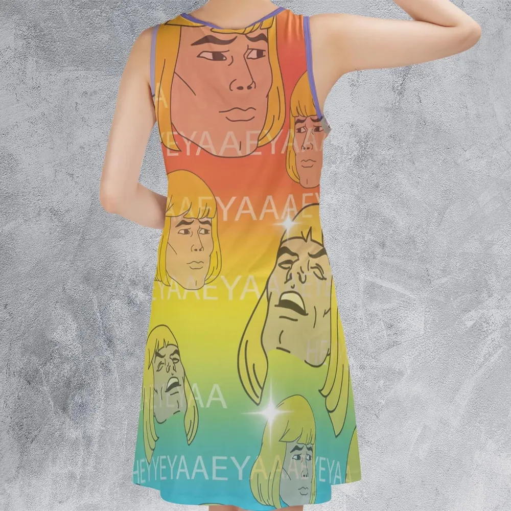HEYYEYAA He-Man MOTU Sleeveless Dress - 3