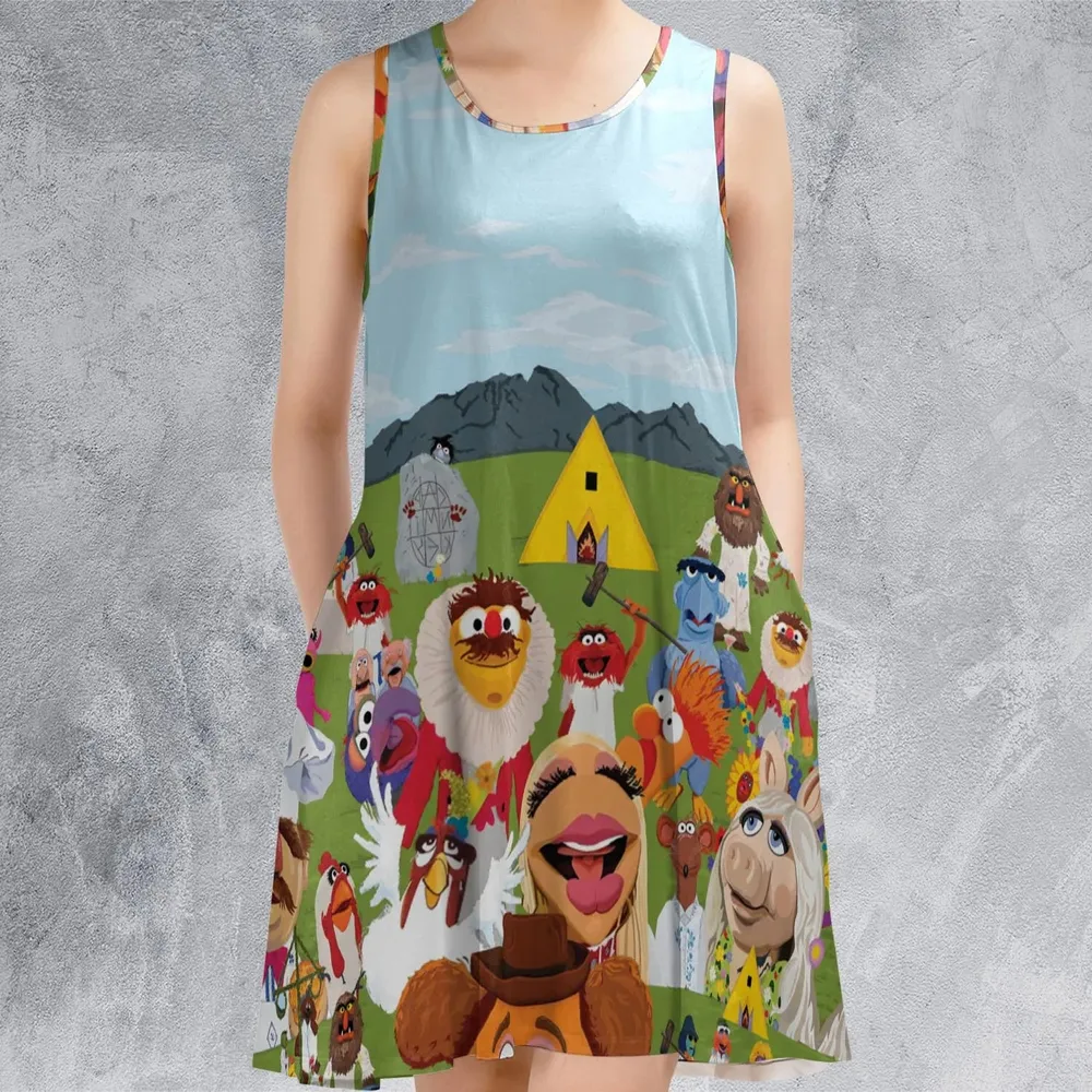 MupSommar Midsommar and The Muppet Show Sleeveless Dress - 2