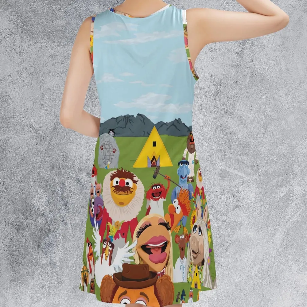 MupSommar Midsommar and The Muppet Show Sleeveless Dress - 3