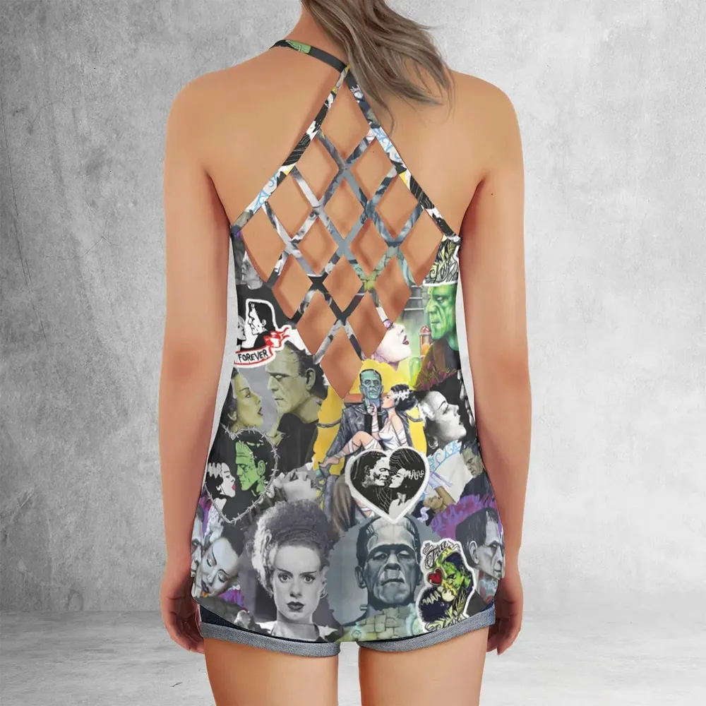 Forever Frankenstein Criss Cross Tank Top - 3