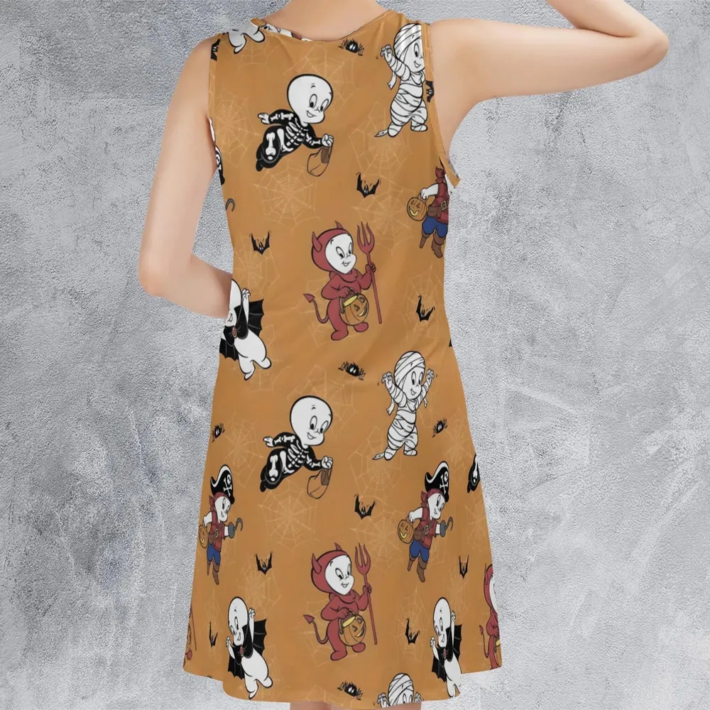 Casper Costume Fun Sleeveless Dress - 3
