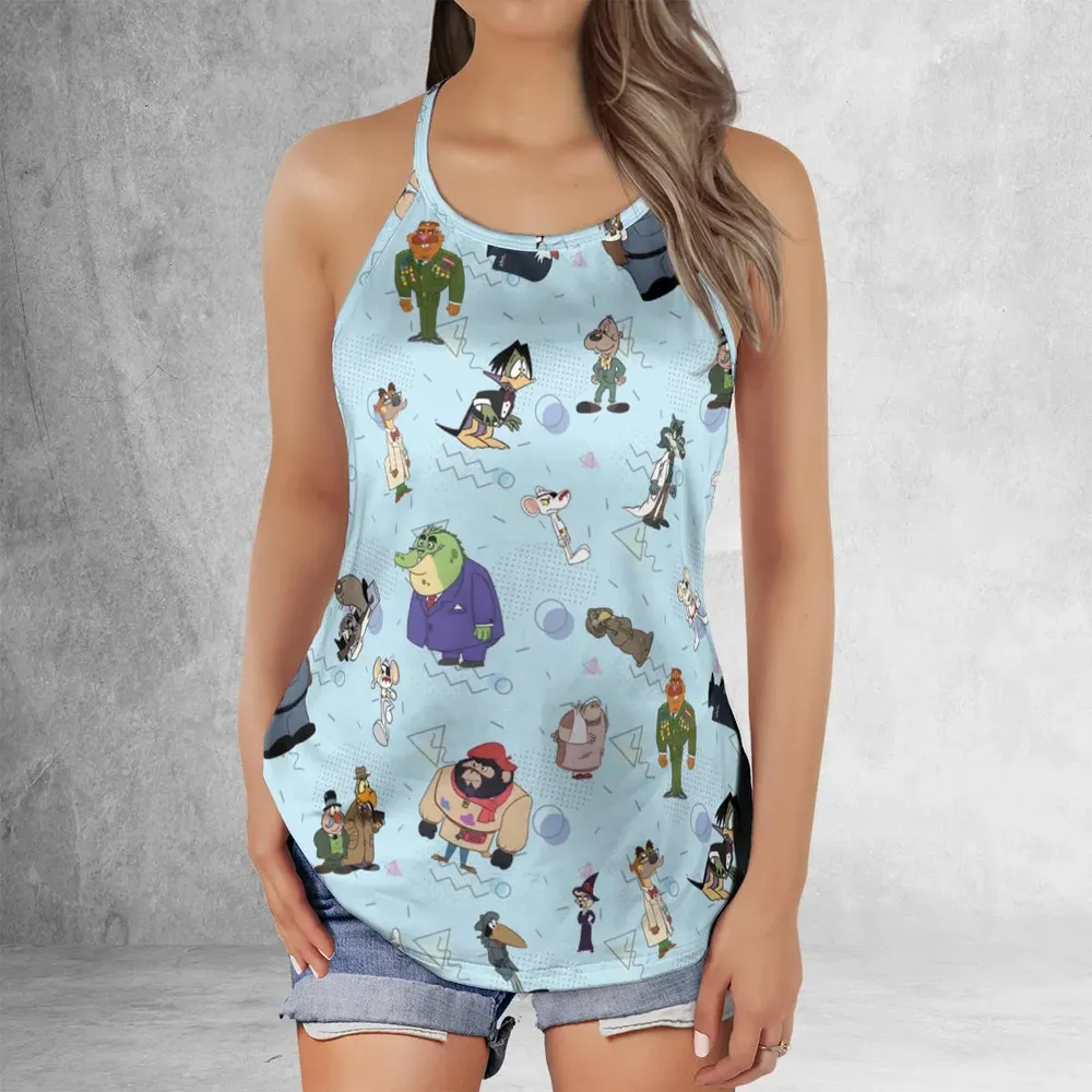 Danger Mouse Duckula Return Criss Cross Tank Top - 2