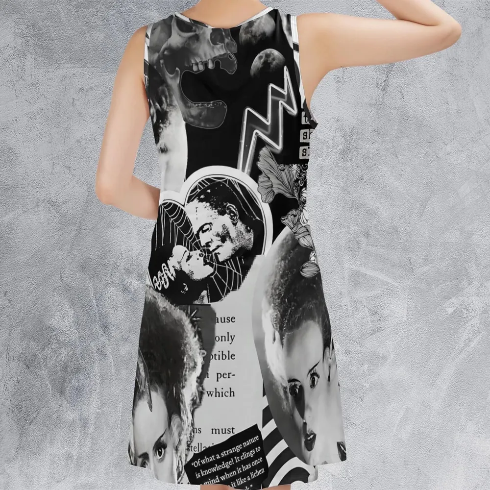 Bride Of Frankenstein Sleeveless Dress - 3