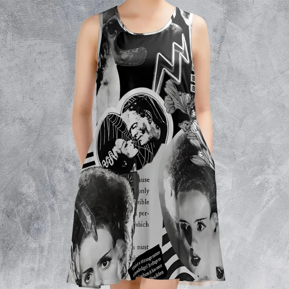 Bride Of Frankenstein Sleeveless Dress - 2