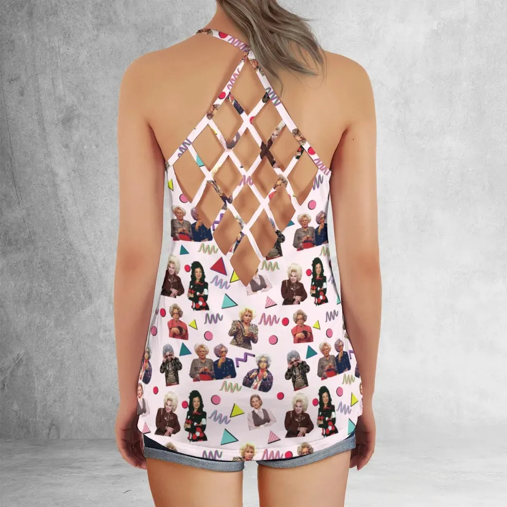 Judging You The Nanny Criss Cross Tank Top - 3