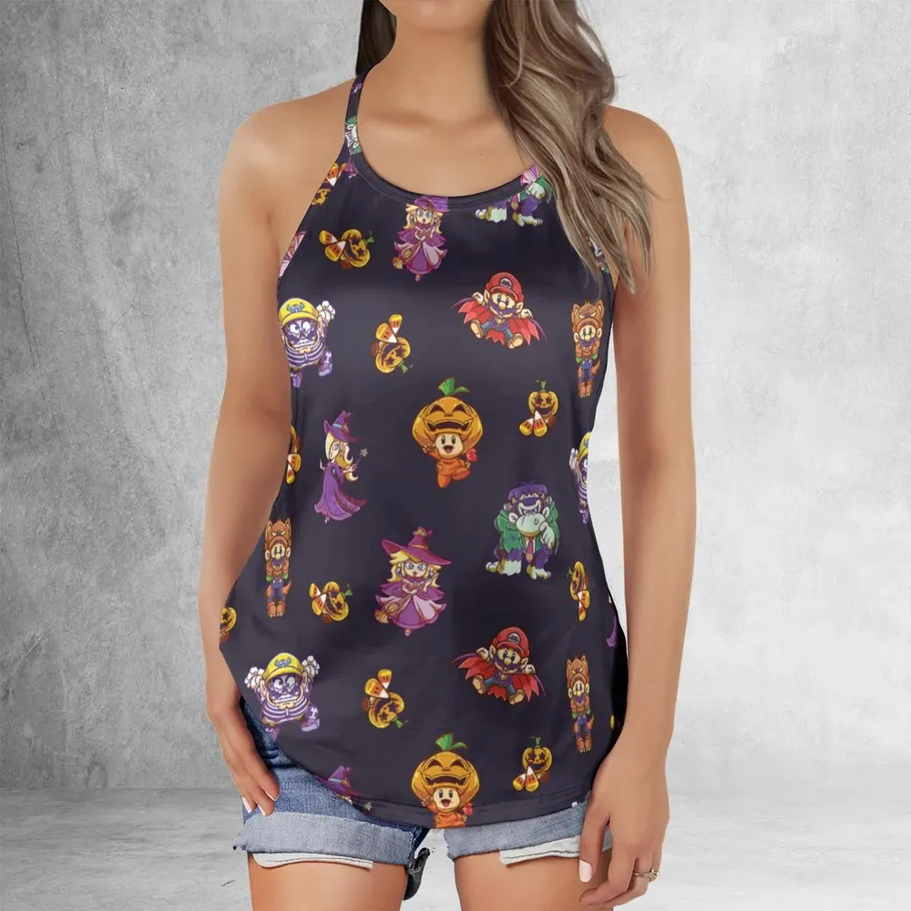 Gaming Ghosts Criss Cross Tank Top - 2