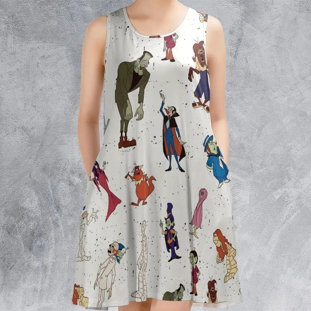 Groovie Goolies Halloween Sleeveless Dress - 2