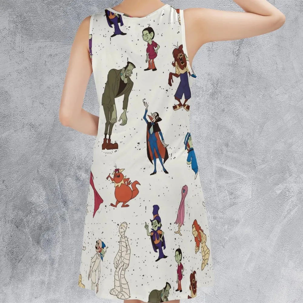 Groovie Goolies Halloween Sleeveless Dress - 3