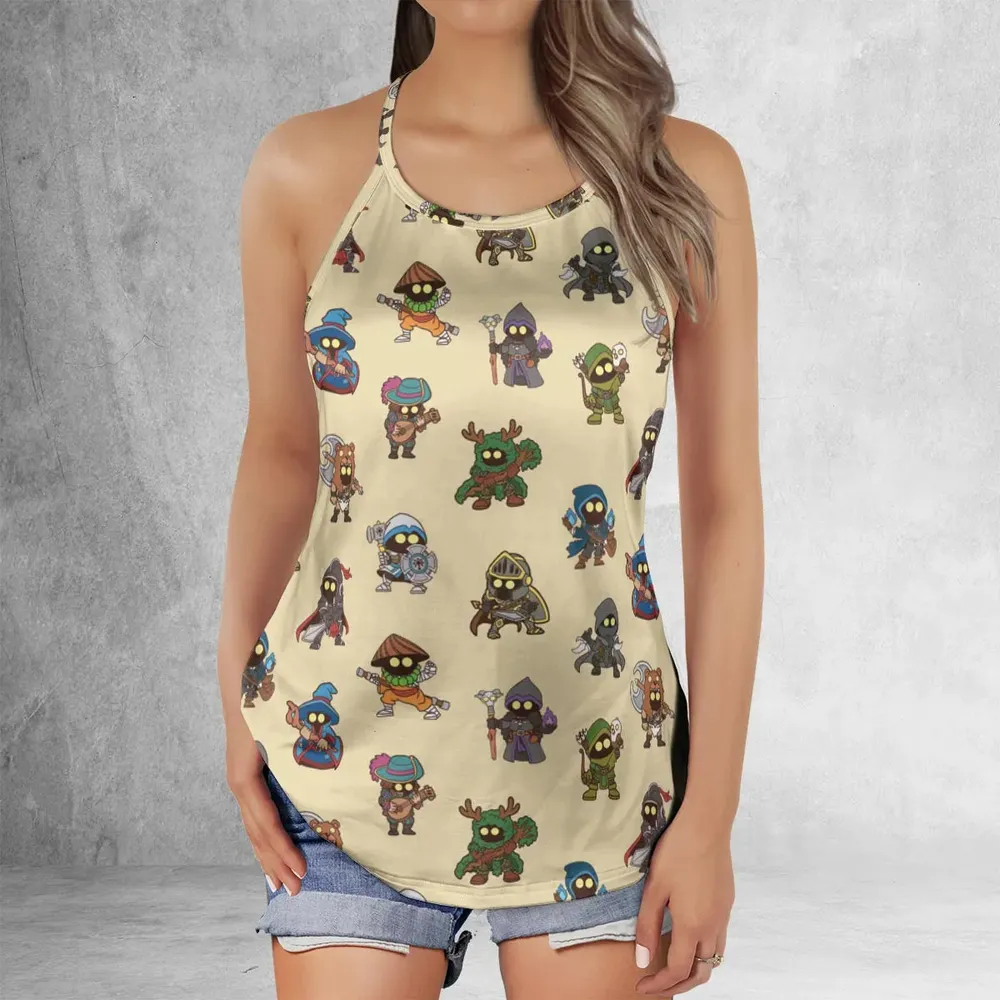 Little Adventurer DnD Criss Cross Tank Top - 2