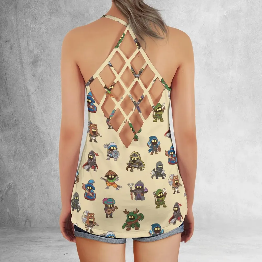 Little Adventurer DnD Criss Cross Tank Top - 3
