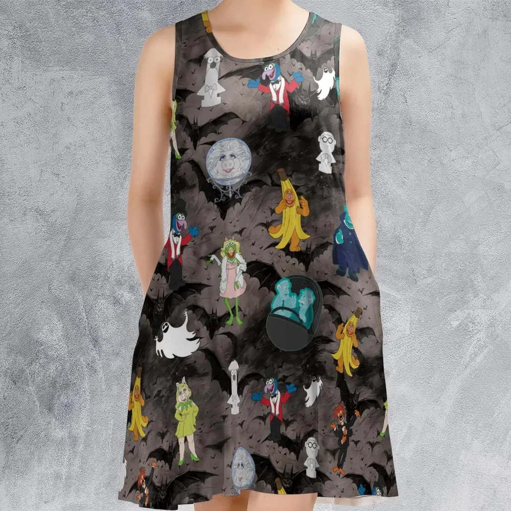 Muppet Haunted Sleeveless Dress - 2