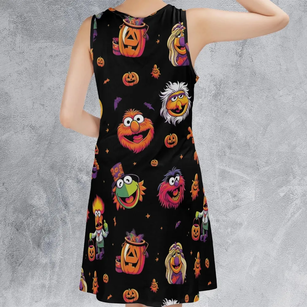Halloween Muppets Sleeveless Dress - 3