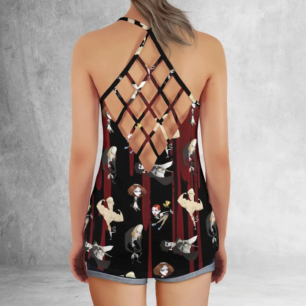 The Rocky Horror Picture Show Characters Criss Cross Tank Top - 3