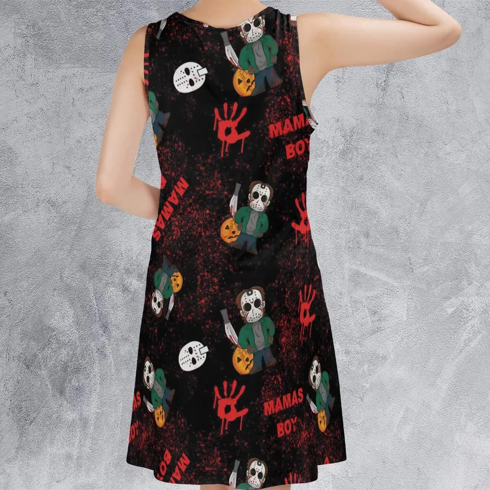 Mamas Boy Friday the 13th Sleeveless Dress - 3