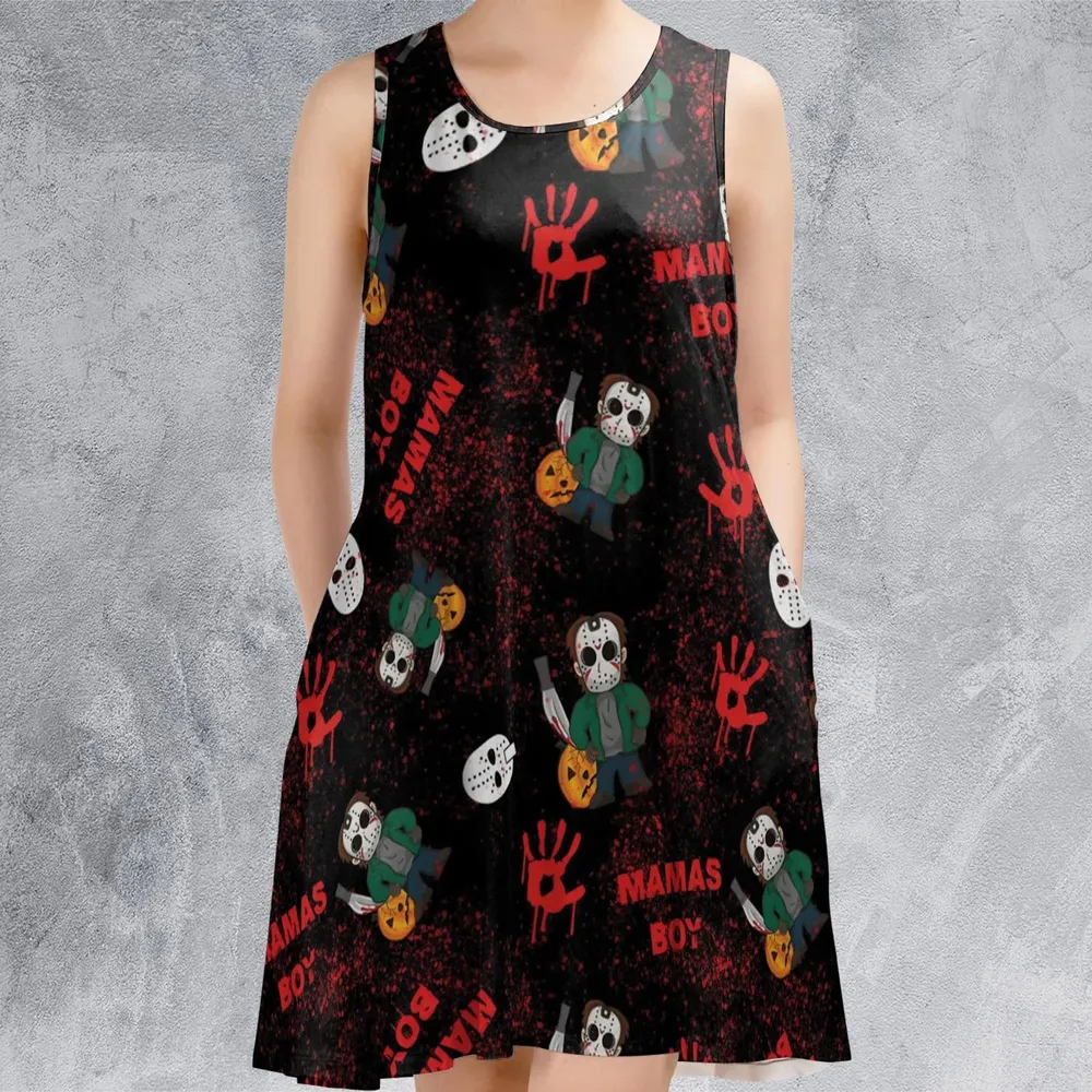 Mamas Boy Friday the 13th Sleeveless Dress - 2