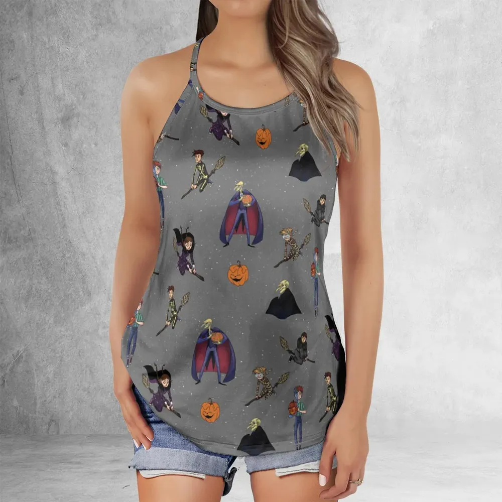 The Halloween Tree Character Criss Cross Tank Top - 2