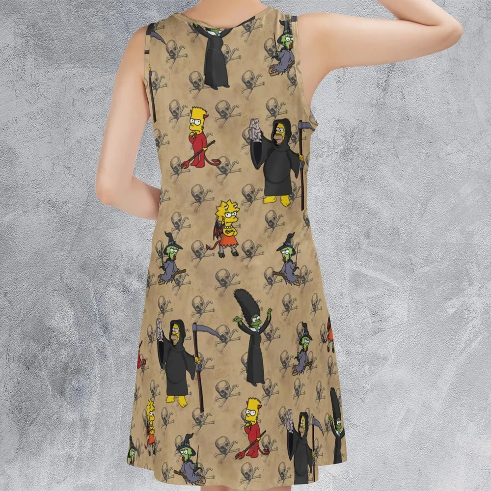 Daily Dose Of Simpsons Sleeveless Dress - 3