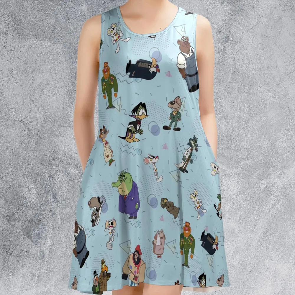 Danger Mouse Duckula Return Sleeveless Dress - 2