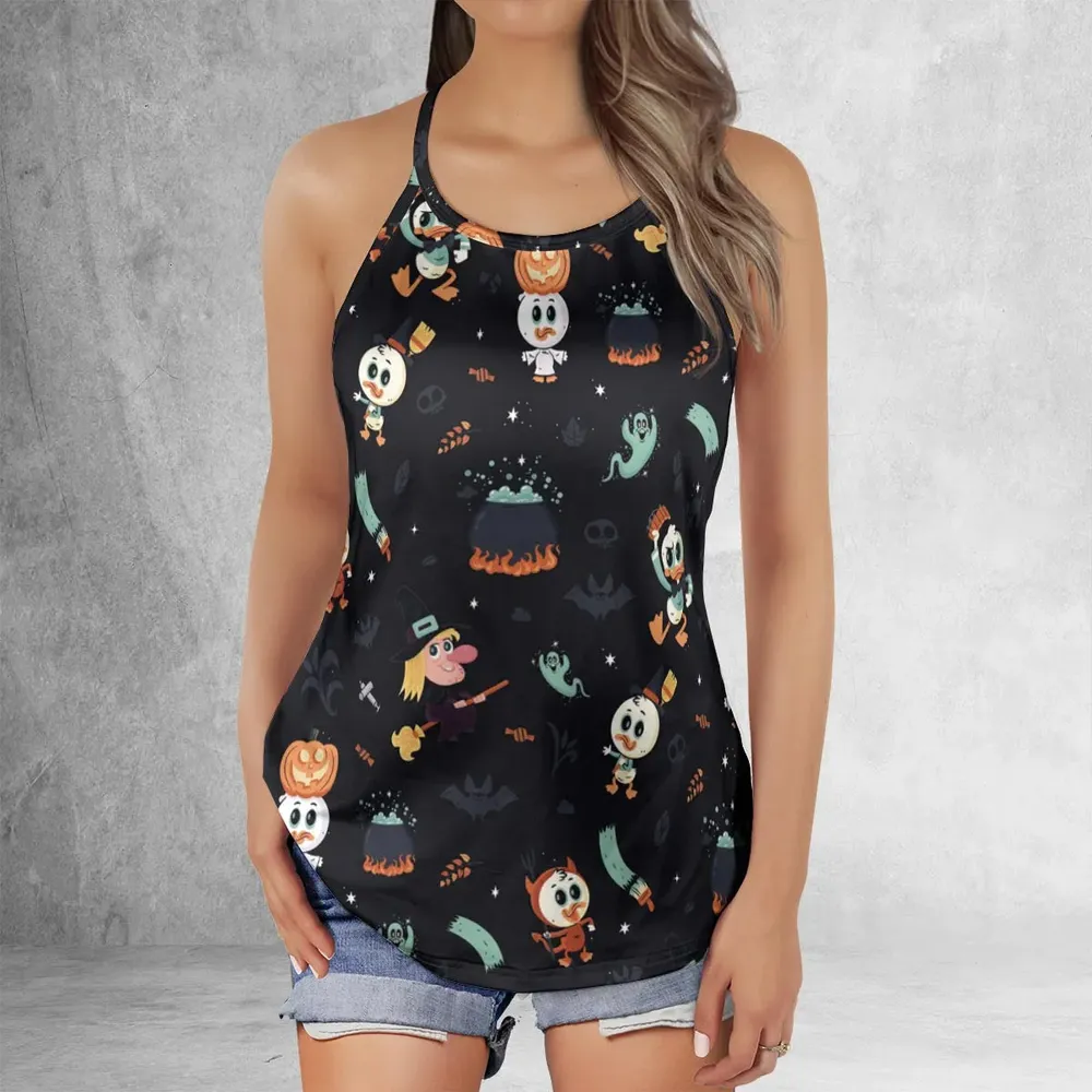 Quacky Halloween DuckTales Criss Cross Tank Top - 2