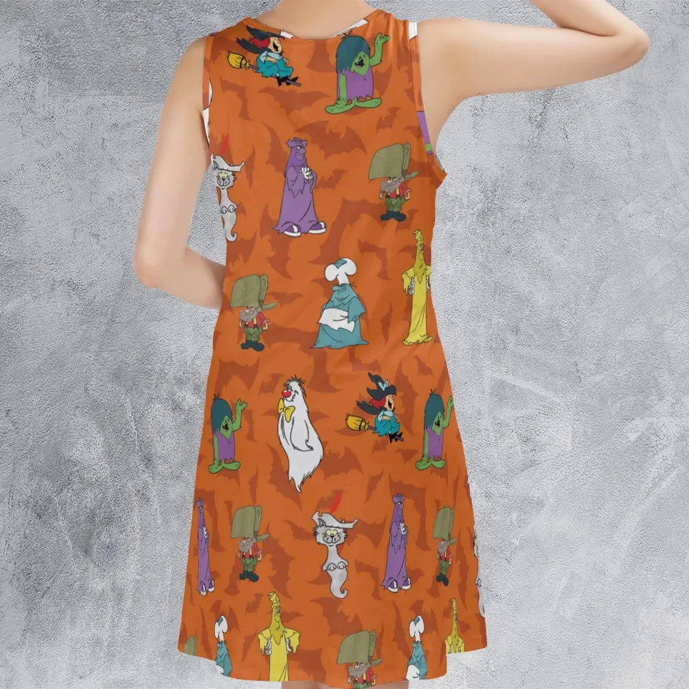 Happy Halloween From Hanna Barbera Sleeveless Dress - 3