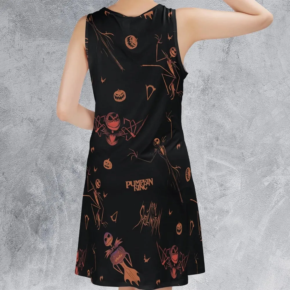 Pumpkin King Jack Skellington Sleeveless Dress - 3