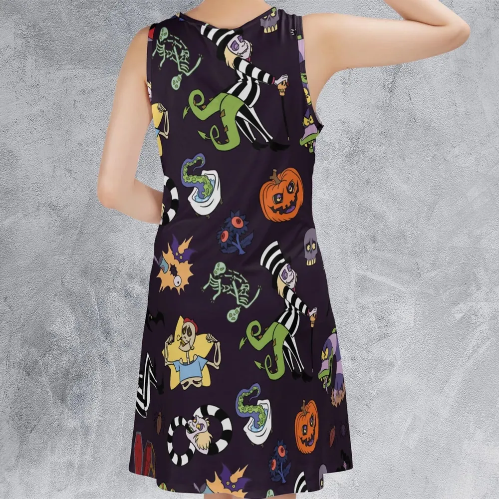 The Old Day Beetlejuice Sleeveless Dress - 3