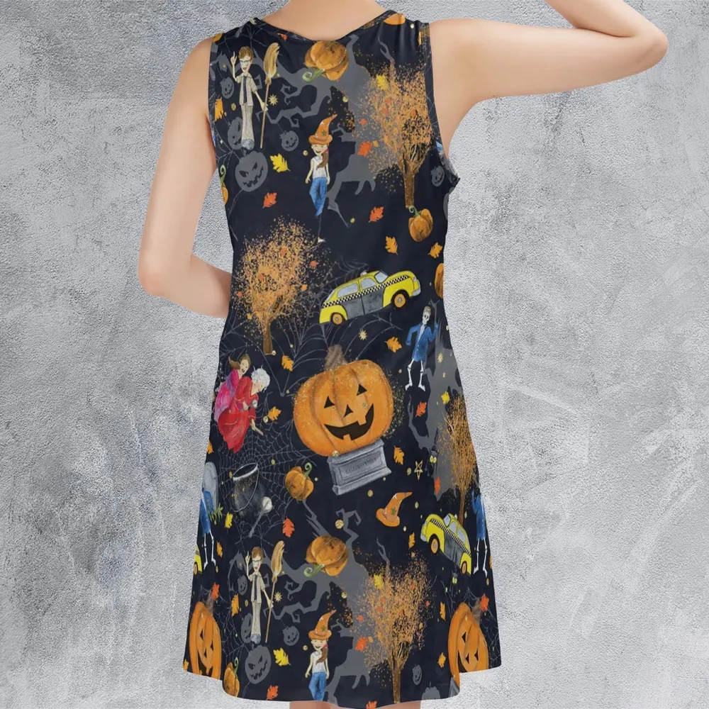 Magic Town Halloweentown Sleeveless Dress - 3