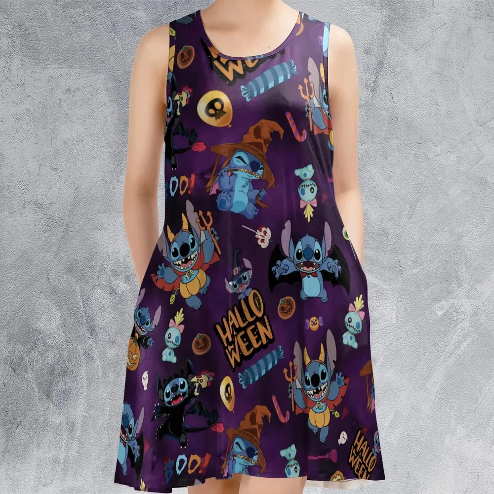 Spooky Stitch Sleeveless Dress - 2