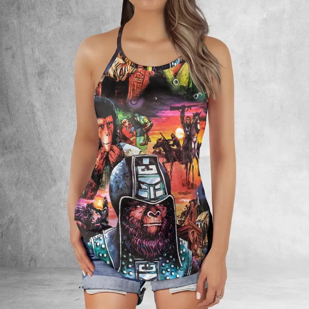 Planet of the Apes Criss Cross Tank Top - 2