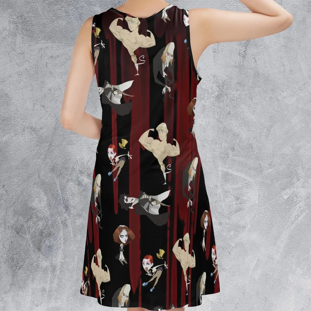 The Rocky Horror Picture Show Characters Sleeveless Dress - 3