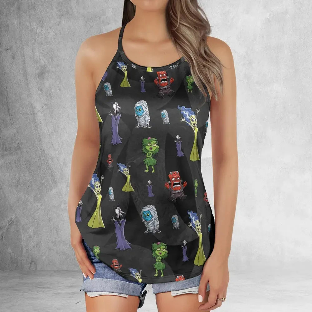 Horror Inside Criss Cross Tank Top - 2