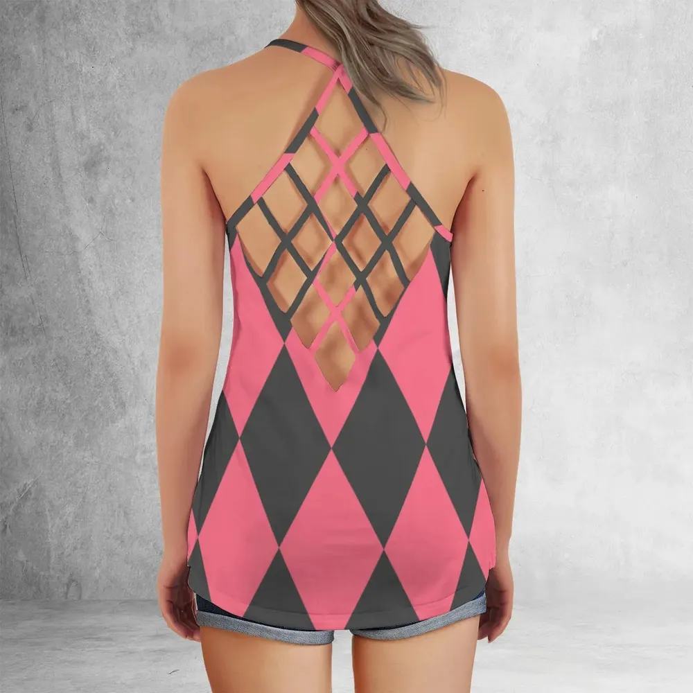 Jenkins Pendagron Howl’s Moving Castle Criss Cross Tank Top - 3