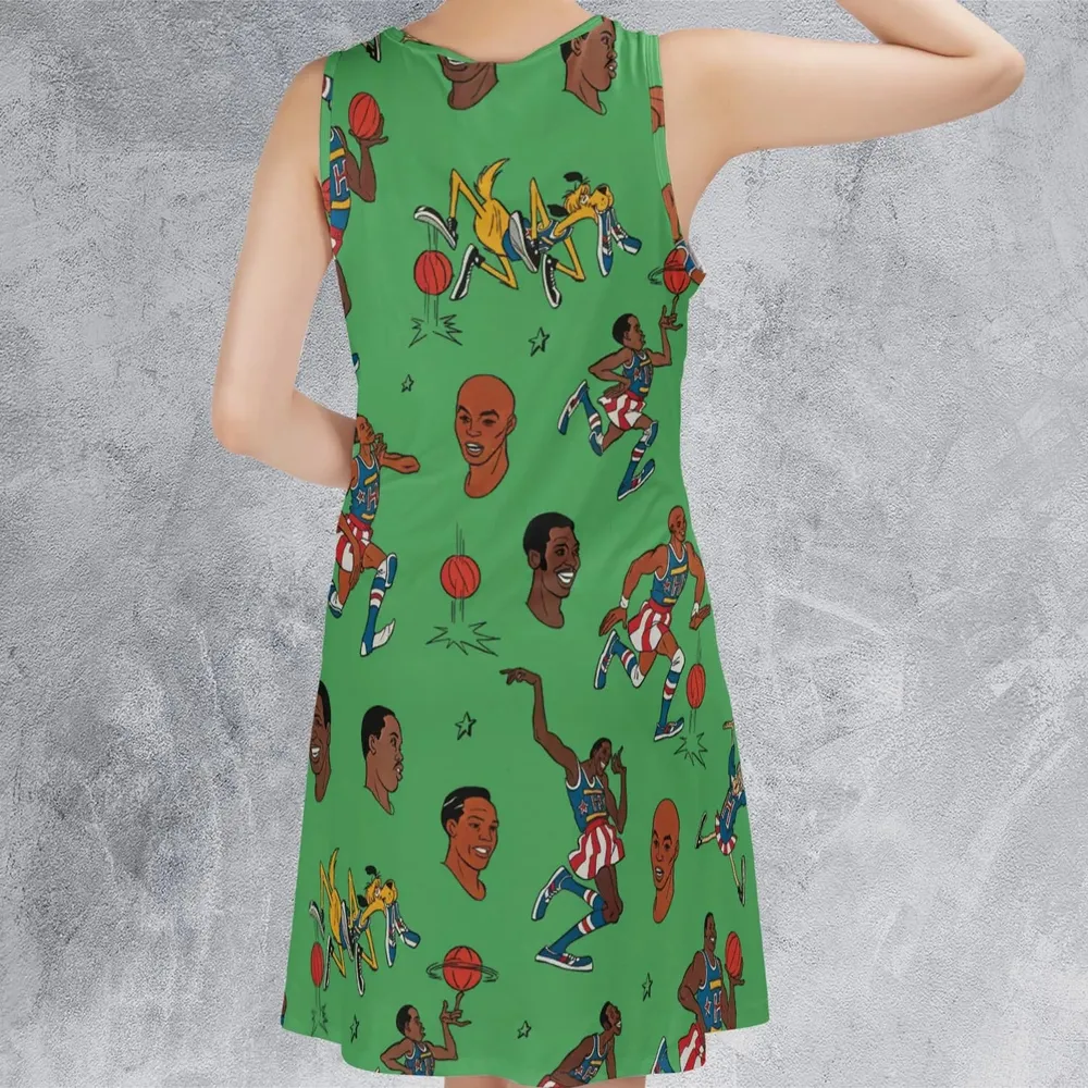 Harlem Globetrotters Characters Sleeveless Dress - 3