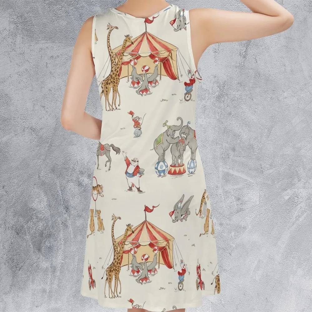 Nostalgic Circus Dumbo Sleeveless Dress - 3
