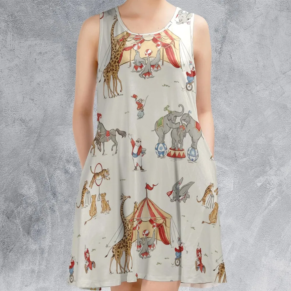Nostalgic Circus Dumbo Sleeveless Dress - 2