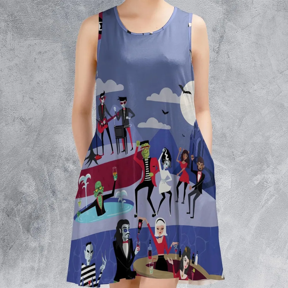 Monster Universal Dance Party Sleeveless Dress - 2