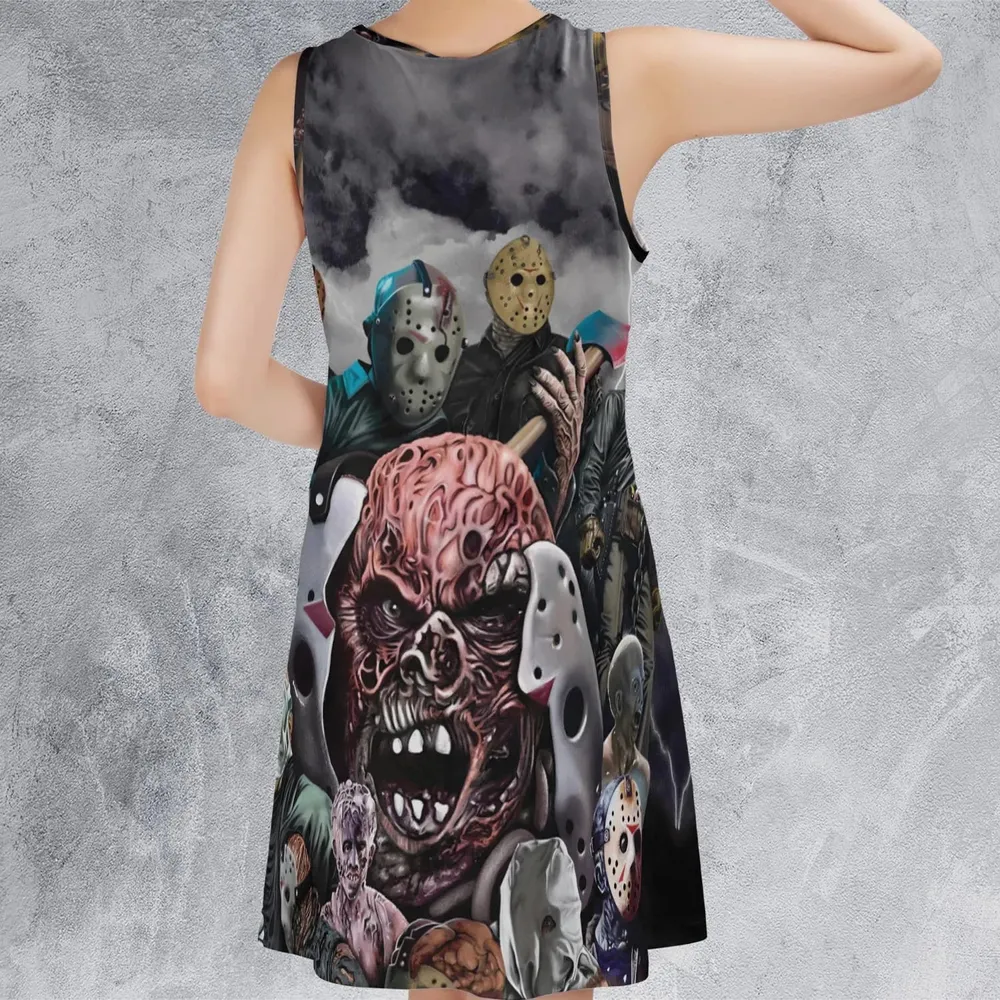 Jason Voorhees Evolution Sleeveless Dress - 3
