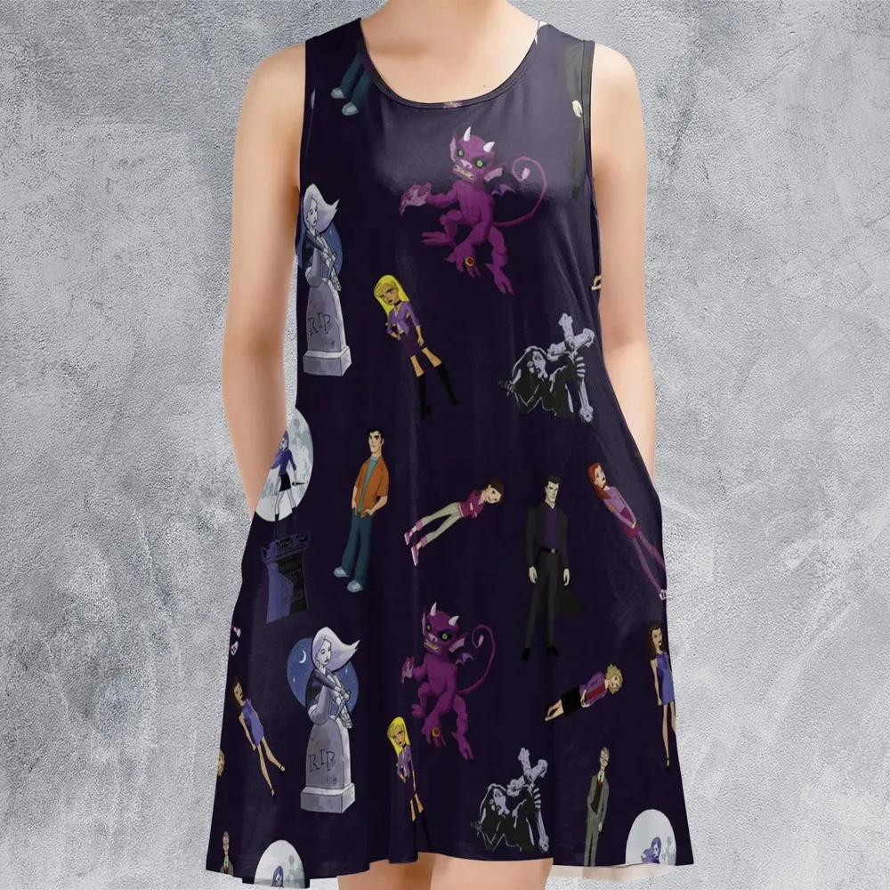 Buffy: The Animated Series Characters Sleeveless Dress - 2