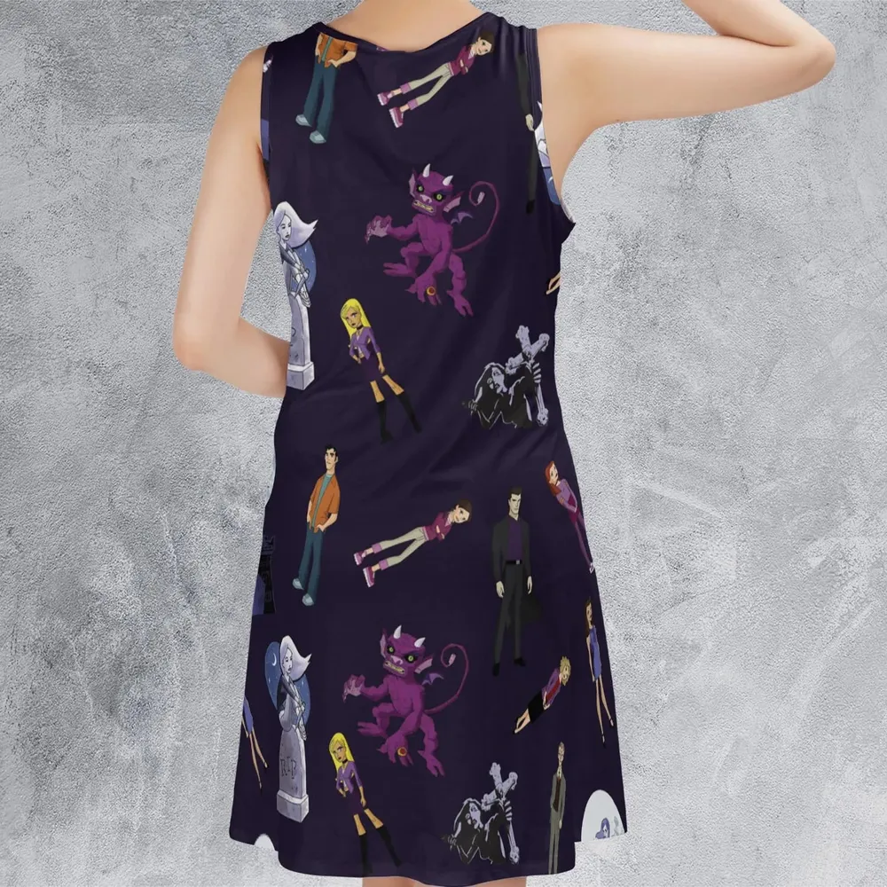 Buffy: The Animated Series Characters Sleeveless Dress - 3