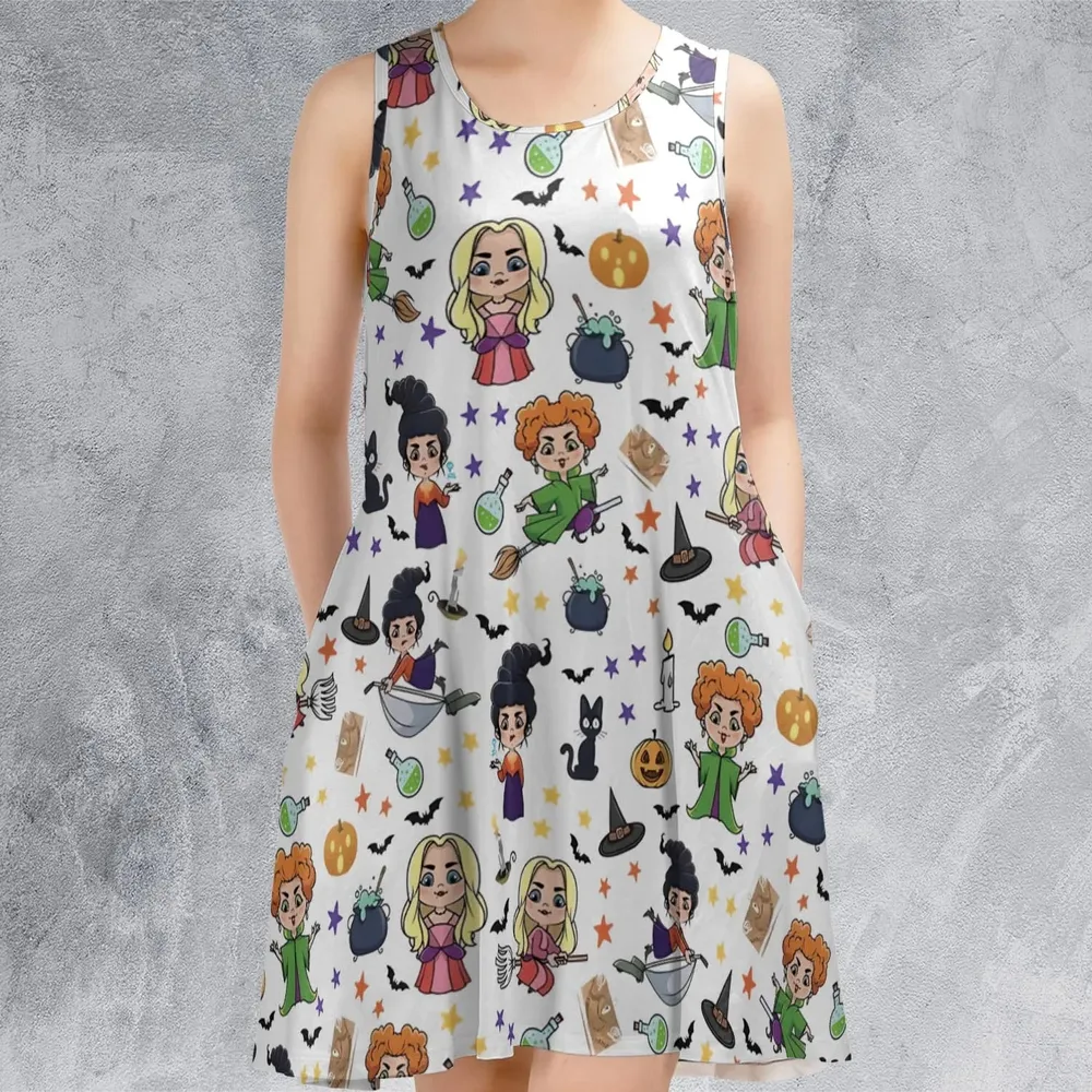 Enchanted Evenings Hocus Pocus Sleeveless Dress - 2